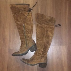 Over the Knee Leather Riding Boots Gallinara